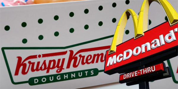 Krispy Kreme prevé impulso en sus ventas con alianza histórica con McDonald's