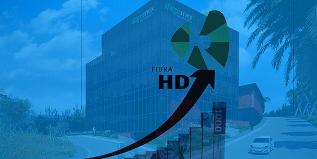 Reporta Fibra HD aumento en ingresos y mejora en eficiencia operativa