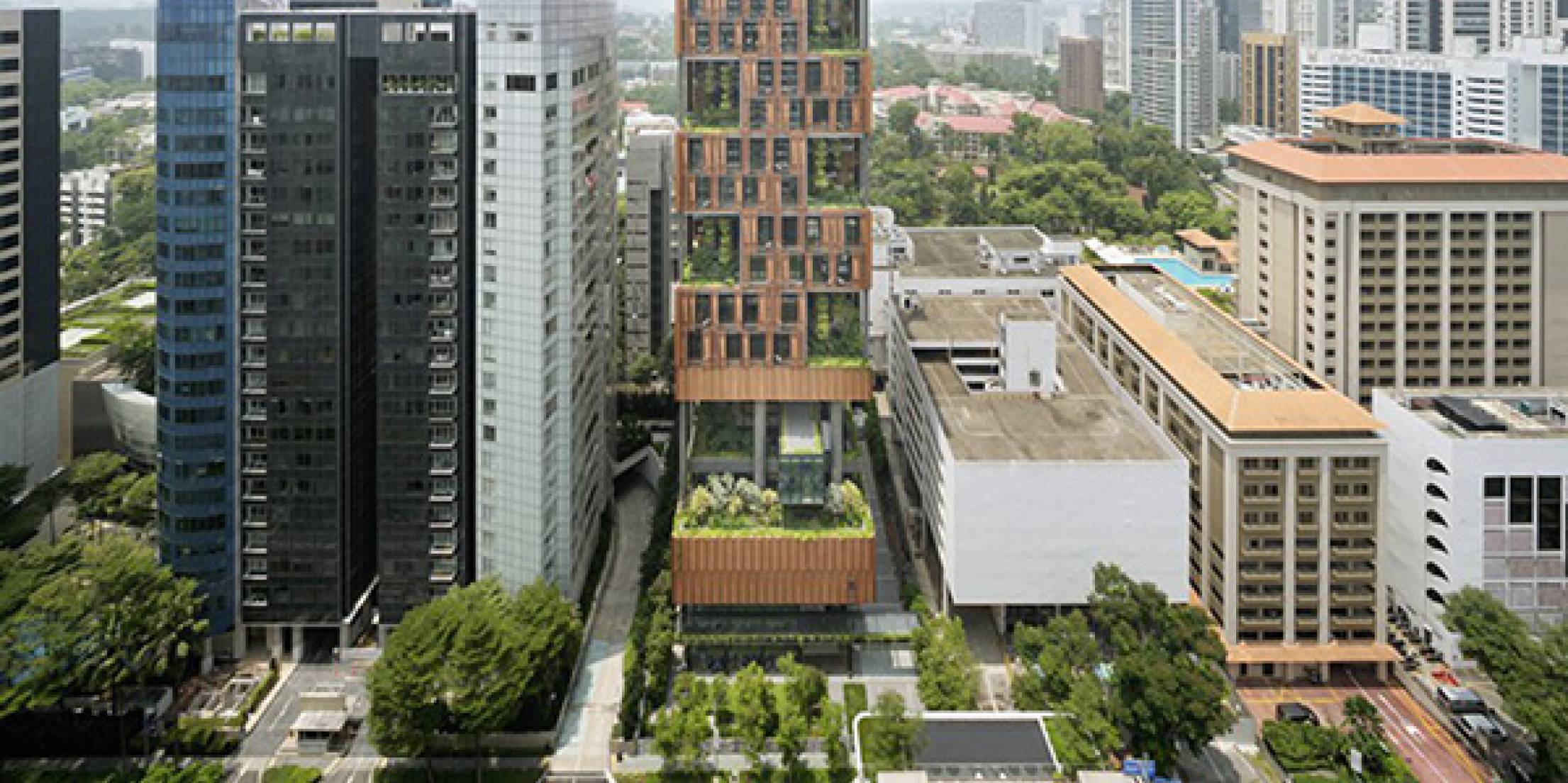 Artyzen Singapore, un oasis vertical verde de lujo en Singapur