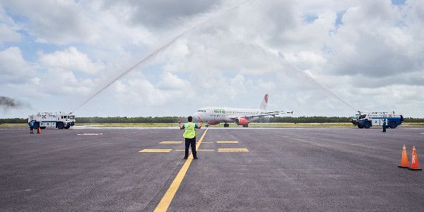 Viva Aerobus inauguró ruta Monterrey-Cozumel
