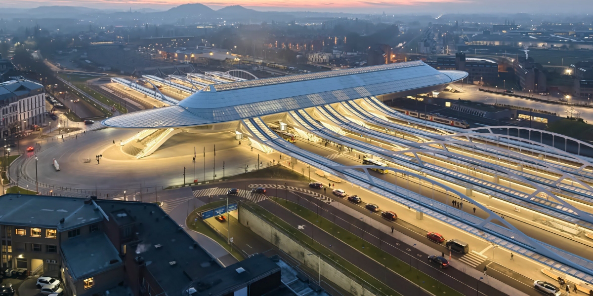Santiago Calatrava redefine la movilidad urbana en Bélgica