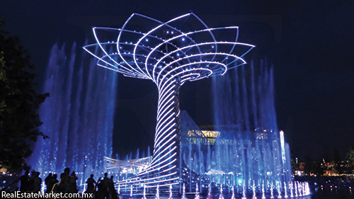 El Árbol de la Vida de la Expo Milán 2015.