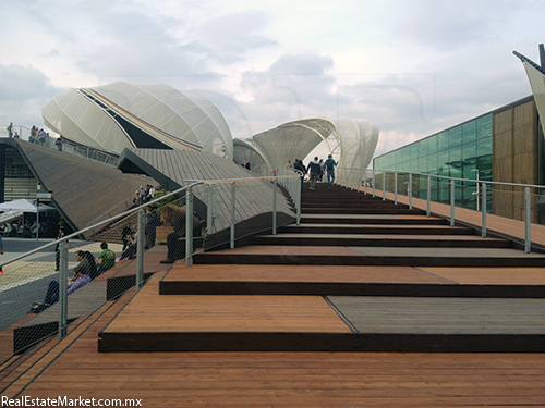 Supermercado del futuro del pabellón alemán en la Expo Milán 2015.