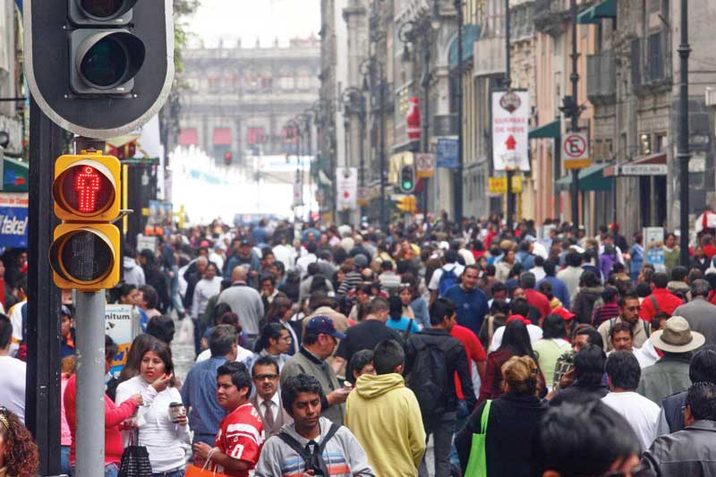 México alcanzó los 119.5 millones de habitantes, en el 2015