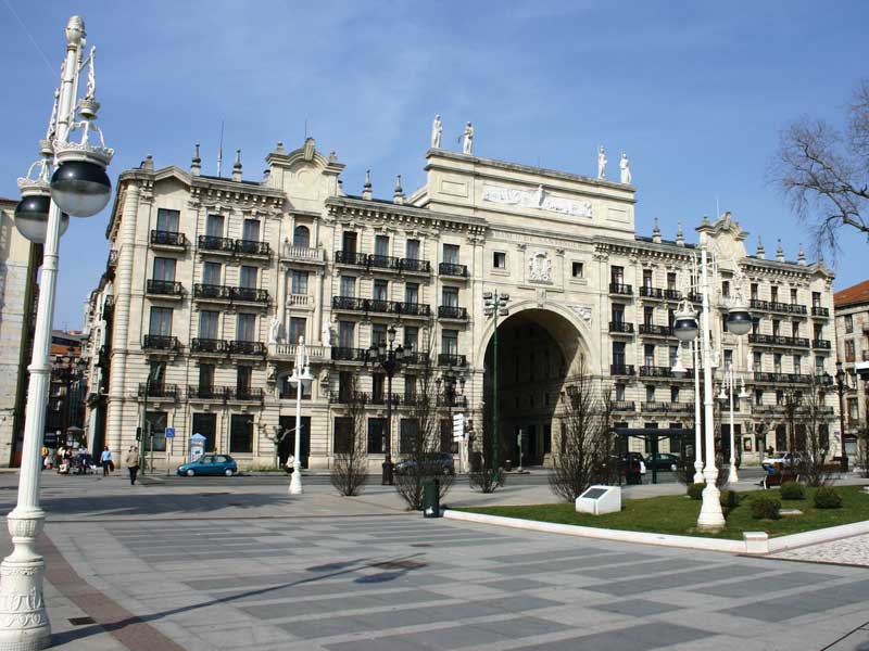 Banco Santander, en la provincia de Santander, España. 