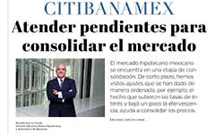Citibanamex Atender pendientes para consolidar el mercado - Ricardo García Conde