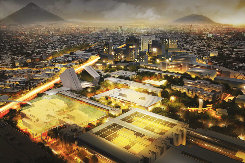 Real Estate Market, Monterrey, DistritoTec es una iniciativa que une zonas residenciales, comerciales, escuelas, parques y una gran universidad.