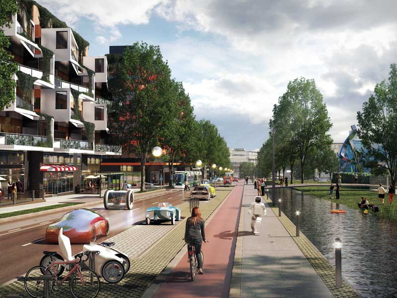 Real Estate,Real Estate Market &amp;amp; Lifestyle,Real Estate México,Smart Cities,7 secretos smart que desarrolla Helsinki, Visión de la Carretera Nacional Finlandesa 3 como un bulevar de la ciudad en el año 2050.