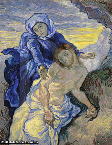 Vicent Van Gogh, piedad (egun Delacroíx)