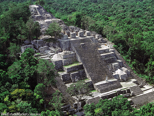 Calakmul, Patrimonio Mixto de la Humanidad por la UNESCO.