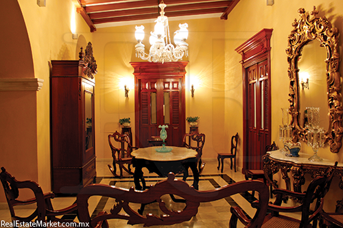 Casa Don Gustavo, una propiedad que conserva la sofisticación del México Novohispano del Siglo XVIII.