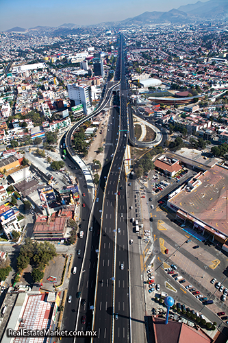 Viaducto elevado del Estado de México