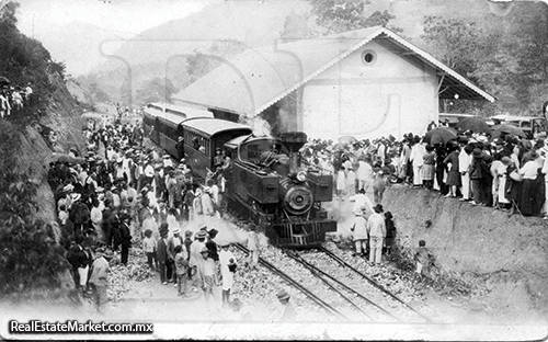 Obra ferroviariaordenada por Porfirio Días estación Santa Fe, en la imagen.