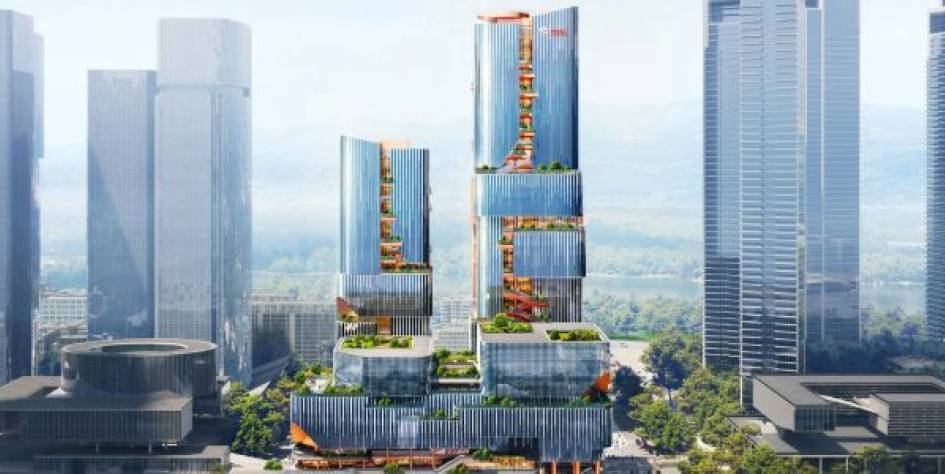 Büro Ole Scheeren presentó el diseño de Scenic City en Shenzhen