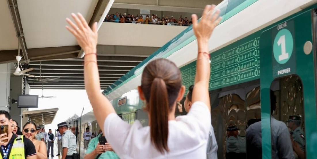 Claudia Sheinbaum inaugura tramos 6 y 7 del Tren Maya en su 1er aniversario