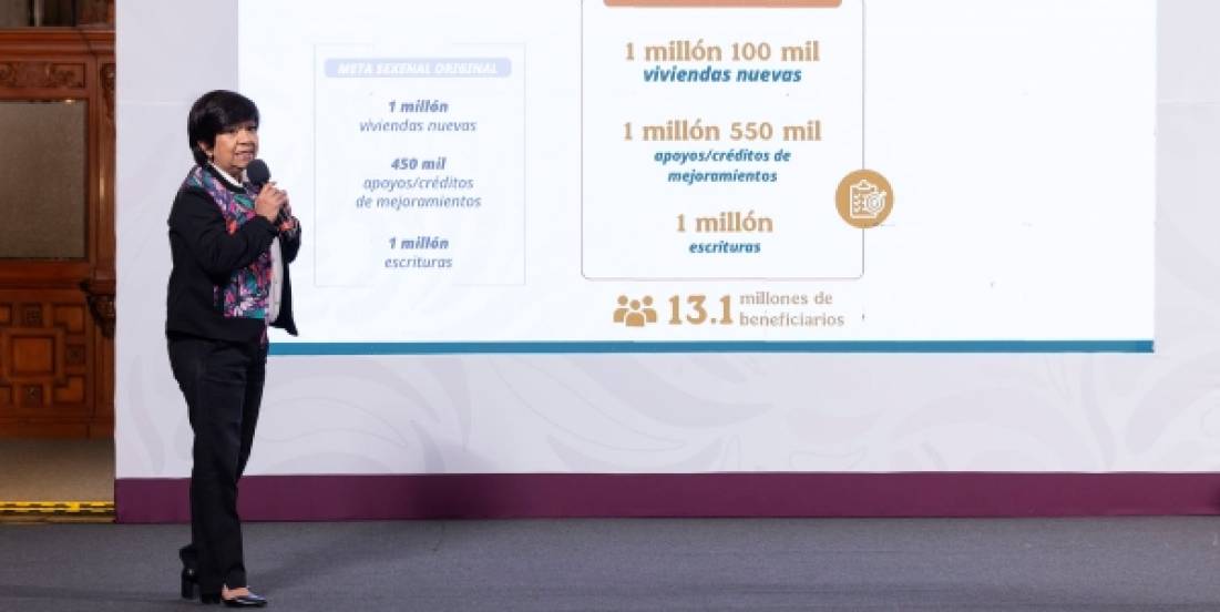 Gobierno eleva meta sexenal de vivienda: Construirán 1.1 millones de casas