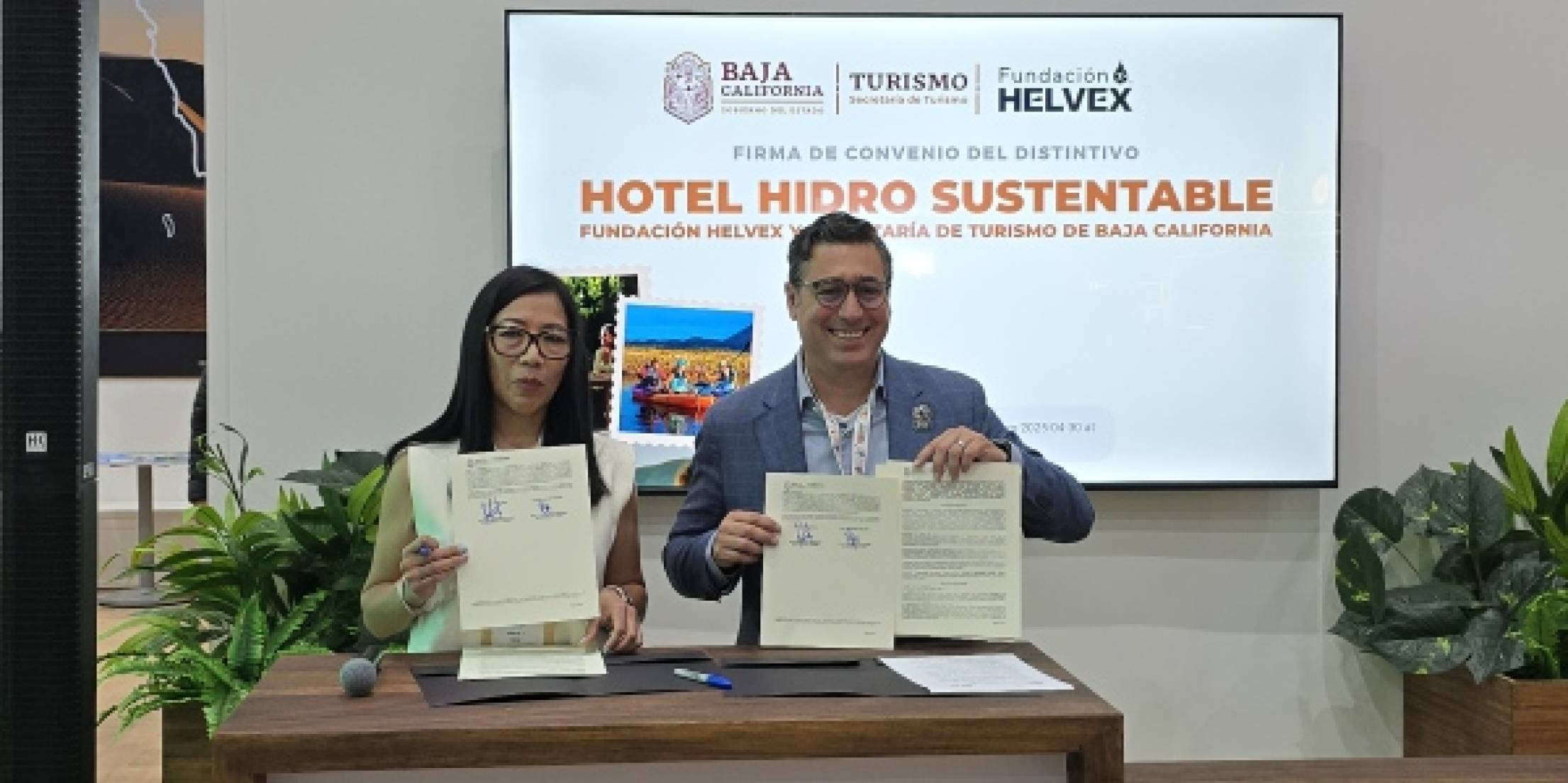 Promueven distintivo Hotel Hidro Sustentable en Tianguis Turístico 2025