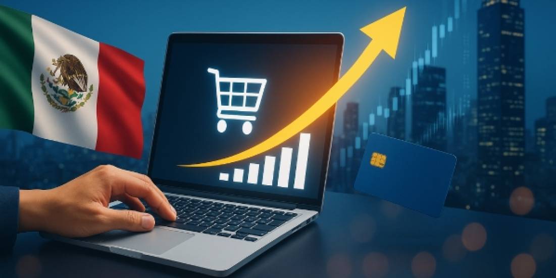 México acelera revolución digital: E-commerce crecerá 25% anual hasta 2027