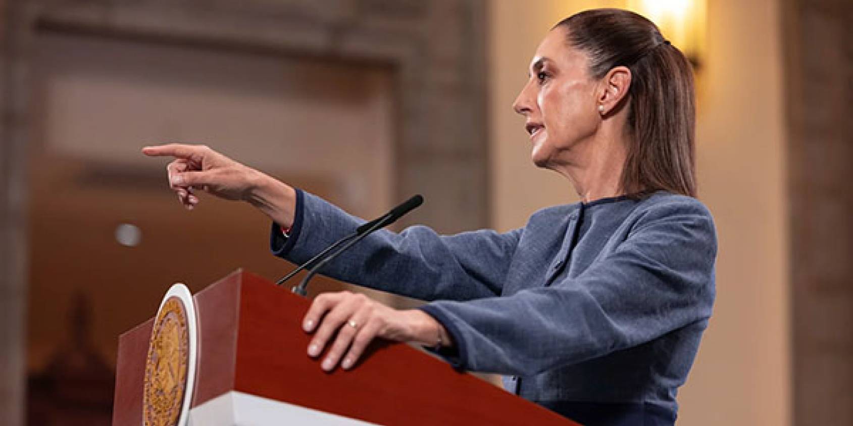 La presidenta Sheinbaum condena actos de violencia en Los Ángeles