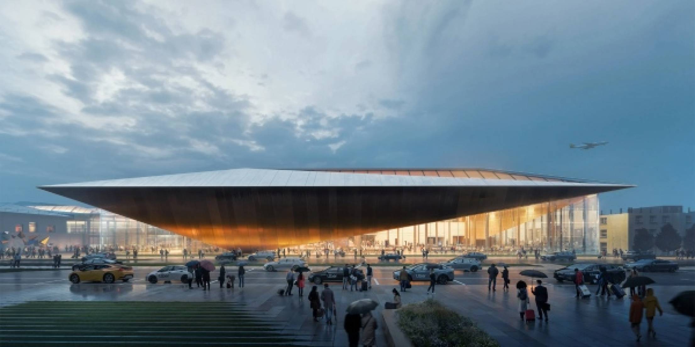 Diseña Zaha Hadid Architects terminal sostenible para el aeropuerto de Vilnius