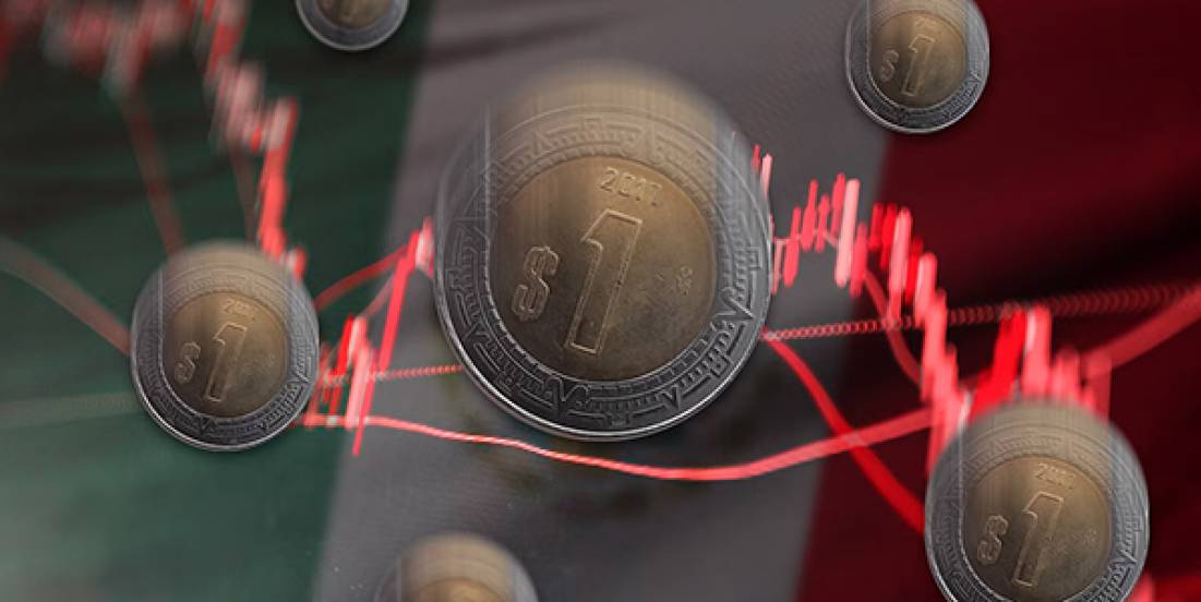 Peso pierde 0.22% ante fortaleza del dólar; tipo de cambio toca 18.83