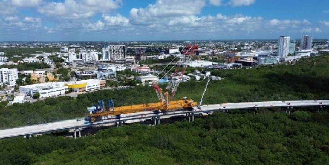 Puente Vehicular Nichupté: Obra clave en Cancún lleva 85% de avance