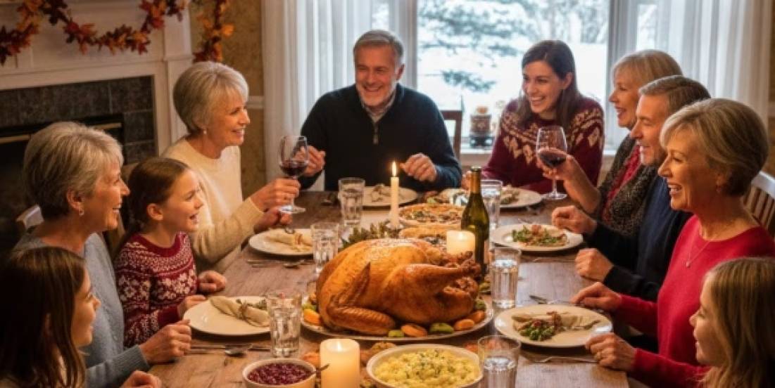 La cena de Acción de Gracias se convierte en factor clave al comprar casa en EU