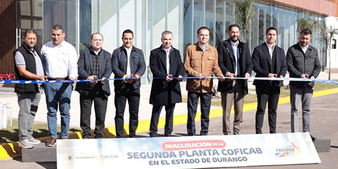 Durango impulsa la inversión y empleos: inauguran planta Coficab II