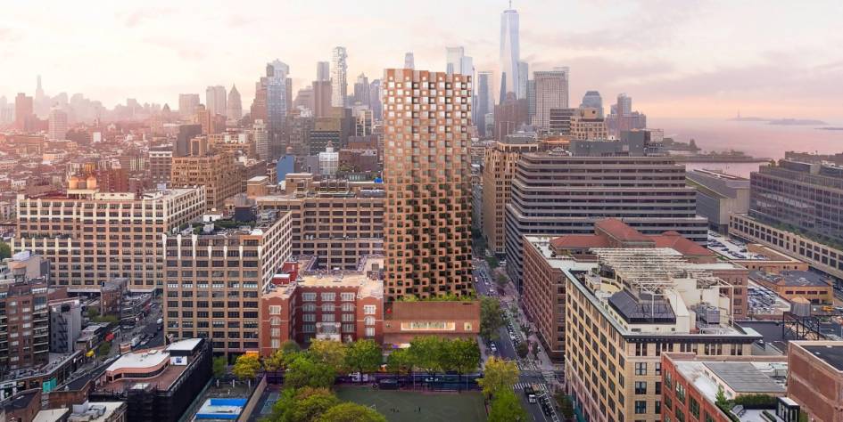 Herzog & de Meuron y Curtis + Ginsberg diseñan el Hudson Mosaic en Nueva York