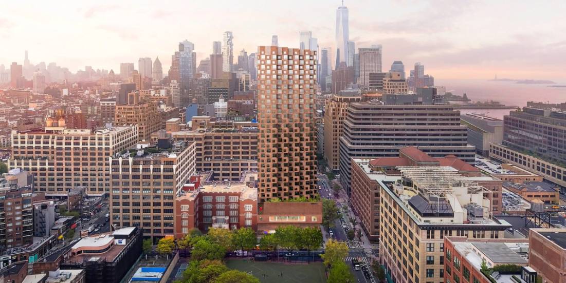 Herzog & de Meuron y Curtis + Ginsberg diseñan el Hudson Mosaic en Nueva York