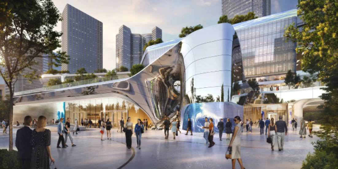 UNStudio transforma el frente marítimo de Hong Kong con un teatro de vanguardia