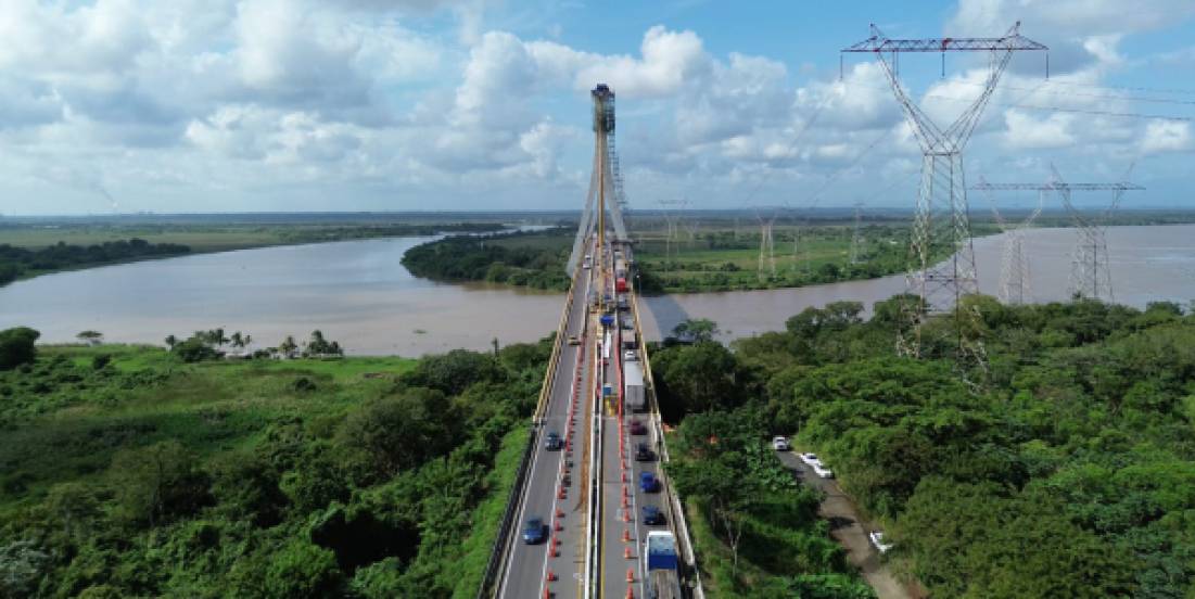 SICT rehabilita el primer puente atirantado construido en México