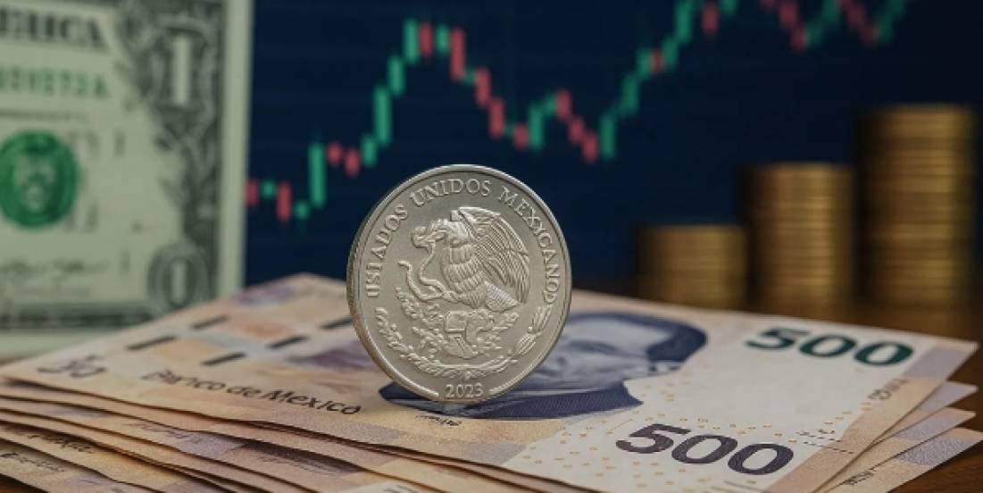 El peso roza las 18 unidades por dólar ante datos económicos clave en México y EU