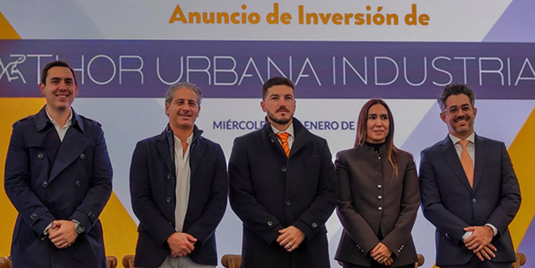 Thor Urbana invierte 3,400 mdp en desarrollos industriales en Apodaca