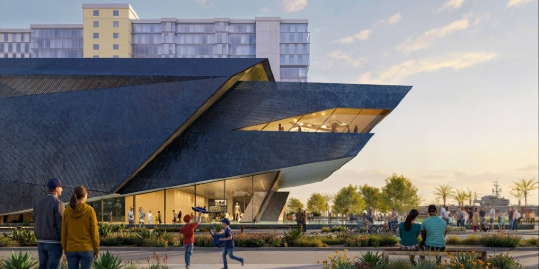 ZGF proyectó museo naval como nuevo ícono urbano de San Diego