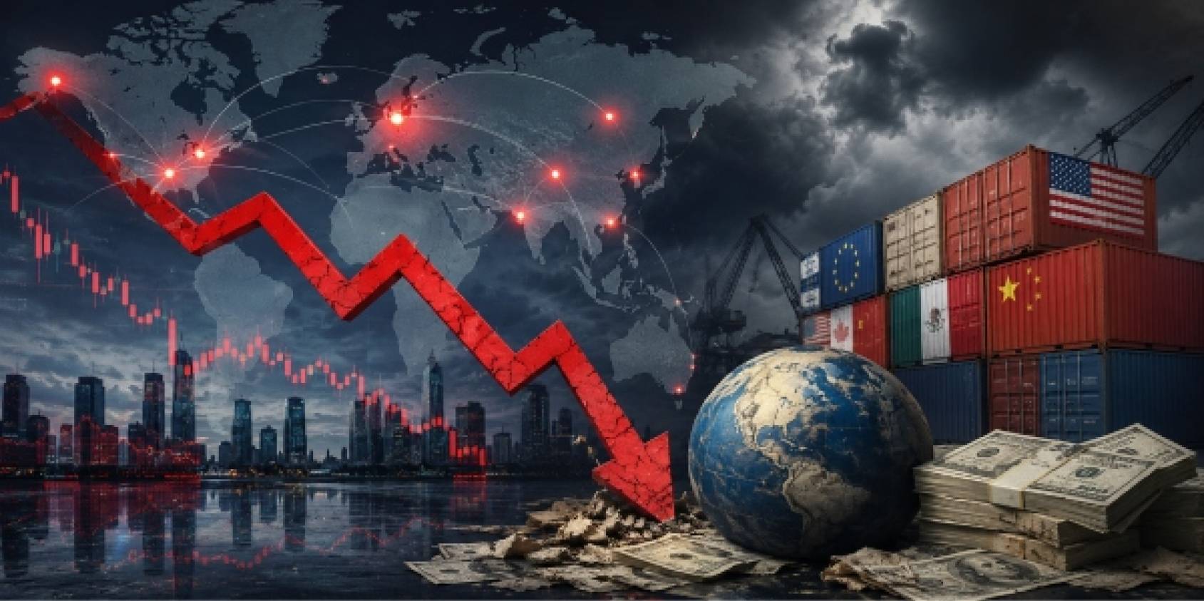 Tensión geopolítica y comercial frenó 202,000 mdd de inversión global