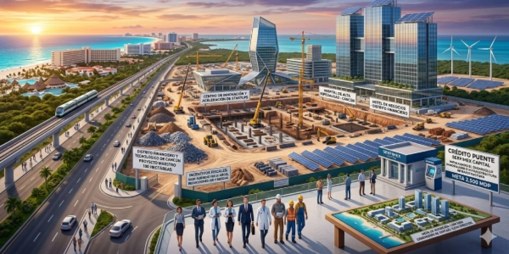 Cancún apuesta por un distrito financiero para diversificar su economía