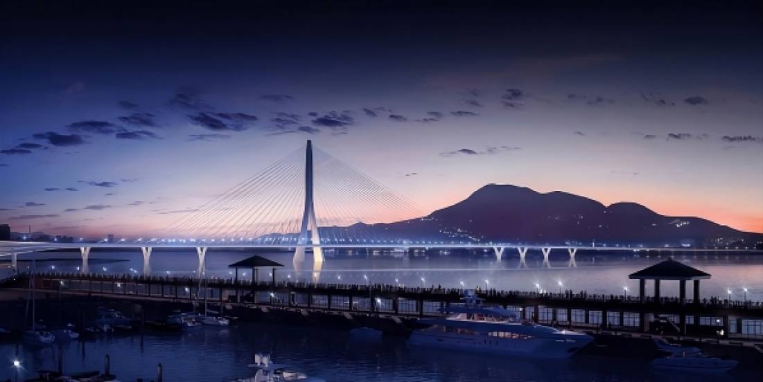 Taiwán inaugura obra récord de Zaha Hadid sobre el río Tamsui