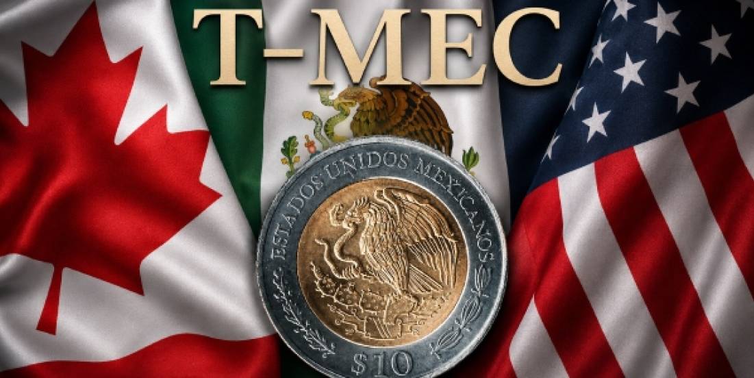 Peso retrocede mientras comienza la revisión del T-MEC