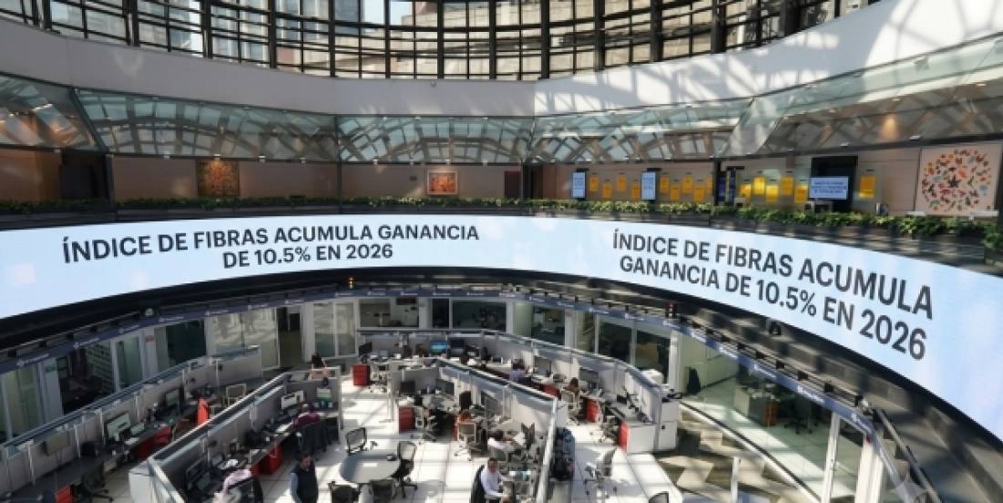 Fibras lideran los rendimientos del mercado bursátil: ganan 10.5% en 2026
