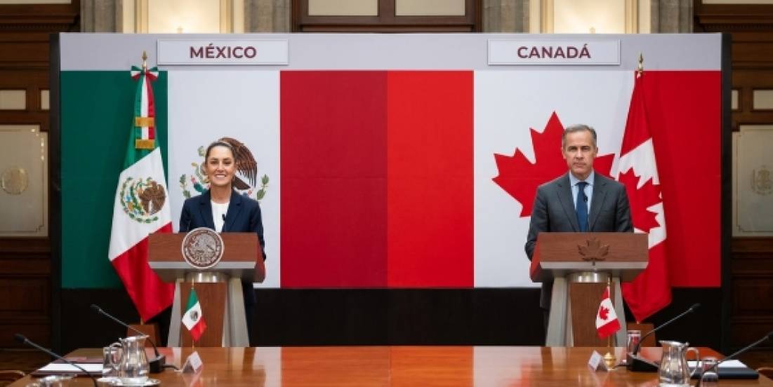 T-MEC y comercio transfronterizo dominan diálogo Sheinbaum y Carney