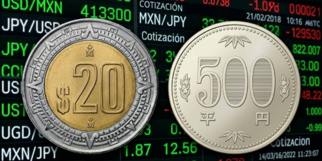 Fortaleza del yen presiona al peso, pero se mantiene cerca de su mínimo anual