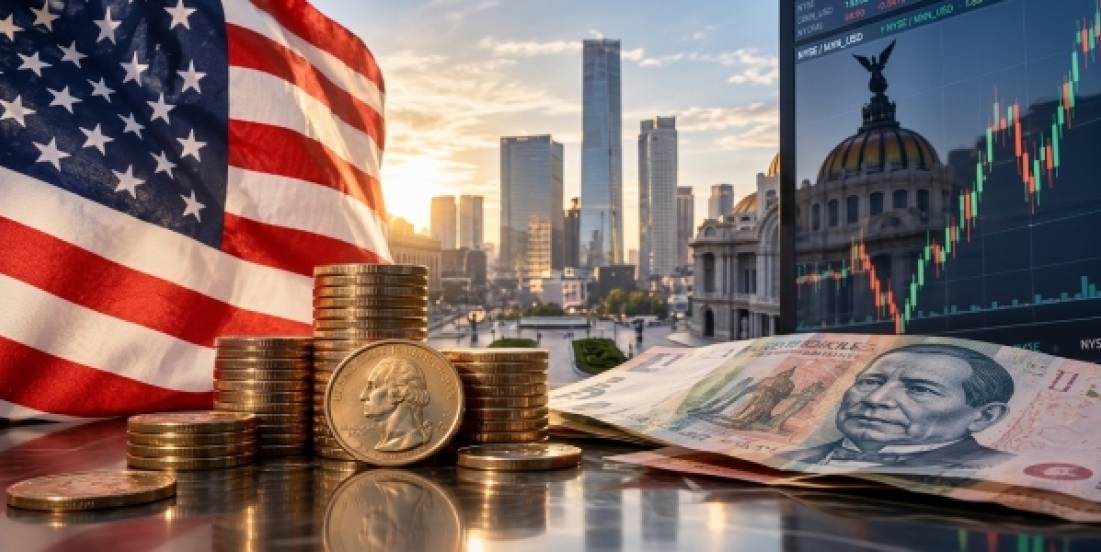 Expectativas de mayores tasas en Estados Unidos presionan al peso
