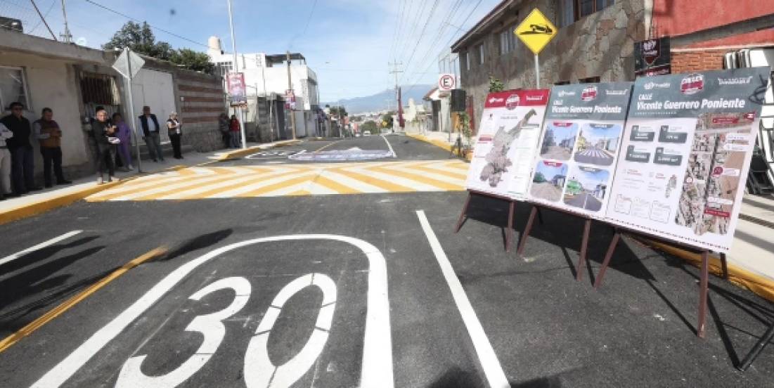 Puebla busca llegar a 7,418 calles renovadas con #CallesAl100