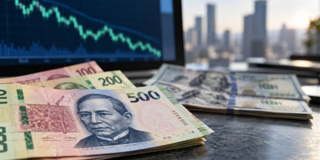 Débil creación de empleo en EU presiona al dólar y fortalece al peso