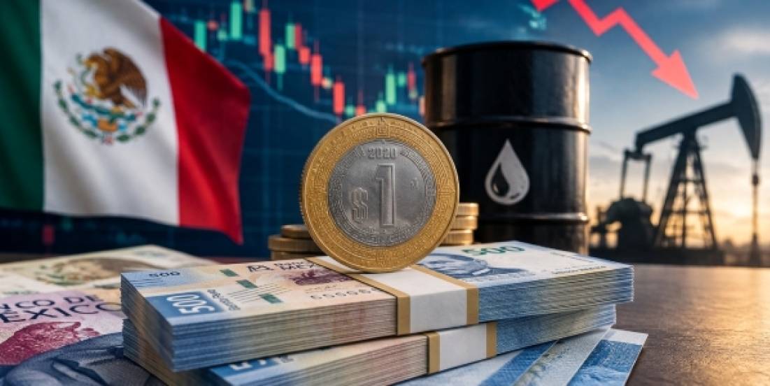 Peso toca 17.91 por dólar ante menor presión de los energéticos