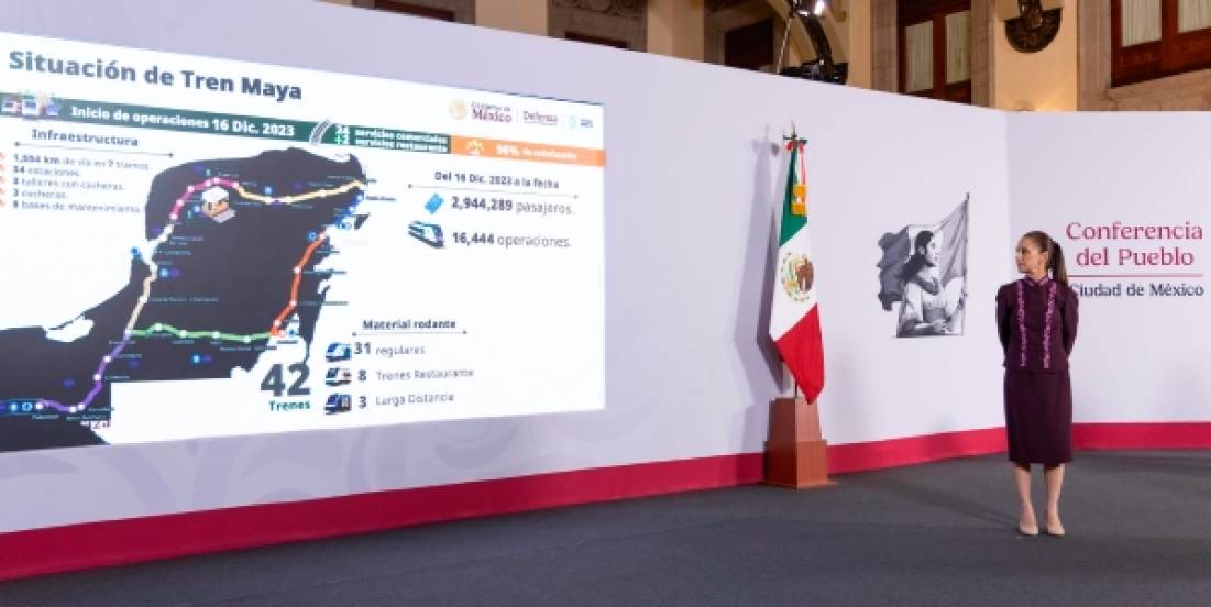 Mexicana, AIFA y Tren Maya cumplen metas y operan sin presupuesto extra