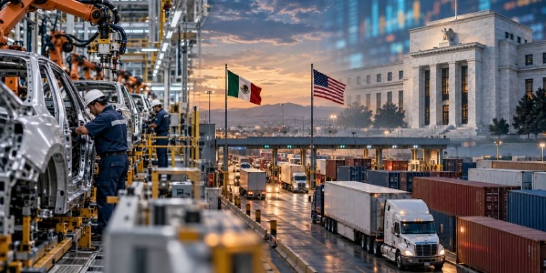 Fed perfila pausa en tasas; México enfrenta presiones fiscales y comerciales