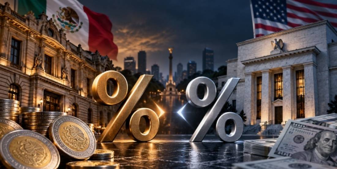 Menor diferencial de tasas y riesgos regionales presionan al peso