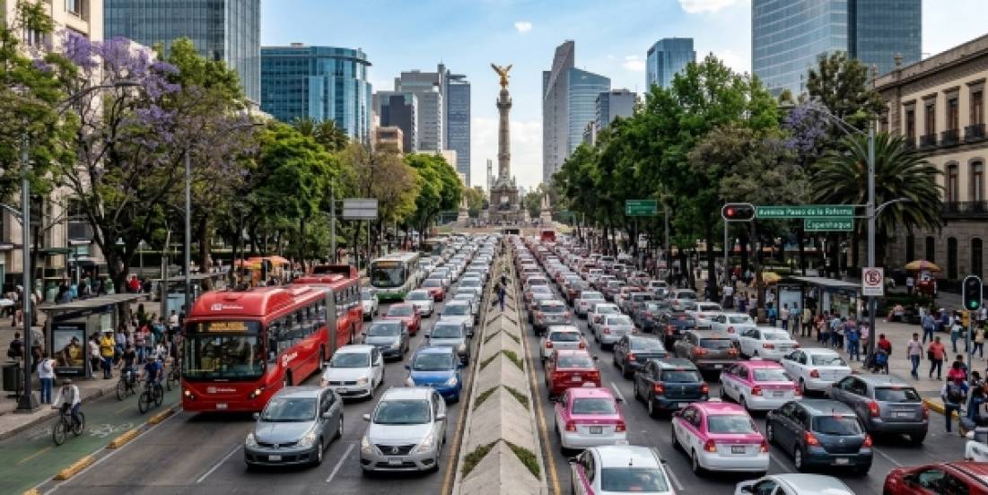 IMCO: la congestión vial cuesta 203 mil millones de pesos anuales